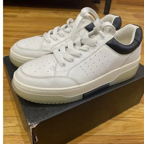 Mike Amiri Stadium Sneaker 43 size 10 Amiri Stadium Low Top Sneakers in White/Black BNWD 43 | eBay main image 2